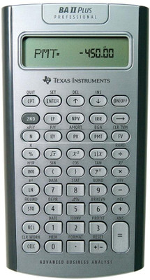 Texas Instruments BA II Plus Professional Financial: Calculator Buy Texas Instruments BA II Plus Professional Financial: Calculator