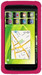Amzer 89123 Silicone Skin Jelly Case for Dell Streak 5 - Hot Pink