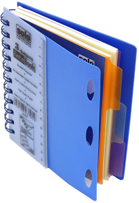 Solo Management 3 Subjects (Pack of 2) A6 Notebook Spiral Binding: Diary Notebook Buy Solo Management 3 Subjects (Pack of 2) A6 Notebook Spiral Binding: Diary Notebook