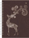Karunavan Animal Kingdom Deer Brown Journal Spiral Binding