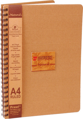 Buy Bilt A4 Notebook Wire Bound: Diary Notebook