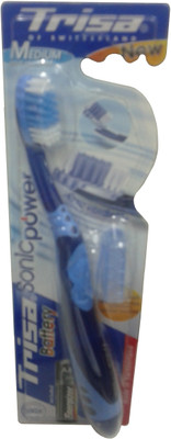 Trisa Sonicpower Battery Adult Electric Toothbrush: Electric Toothbrush Buy Trisa Sonicpower Battery Adult Electric Toothbrush: Electric Toothbrush