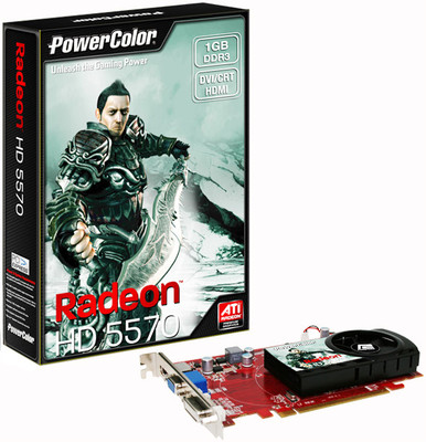 Buy PowerColor AMD/ATI Radeon HD5570 1 GB DDR3 Graphics Card: Graphics Card