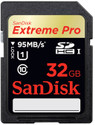 SanDisk Extreme Pro SDHC 32 GB 95MB/s UHS Speed Class 10 Memory Card