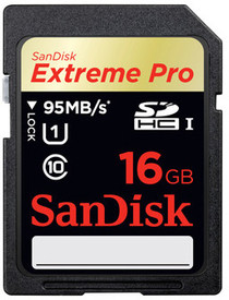Buy SanDisk Extreme Pro SDHC 16 GB 95MB/s UHS Speed Class 10 Memory Card: Memory Card