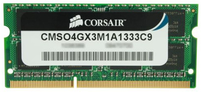 Corsair DDR3 4 GB Laptop RAM (CMSO4GX3M1A1333C9): RAM Buy Corsair DDR3 4 GB Laptop RAM (CMSO4GX3M1A1333C9): RAM