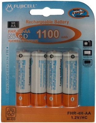Buy Fujicell FHR-4H-AA (1100 mAh-4 Pcs) Rechargeable Ni-CD Battery: Rechargeable Battery