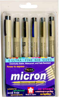 Sakura Pigma Microns Pen: Art Set Buy Sakura Pigma Microns Pen: Art Set