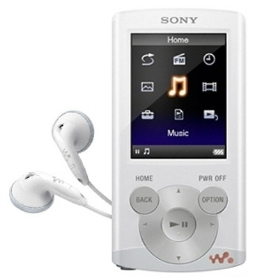 Buy Sony Walkman NWZ-E363 4 GB Video MP3 Player (White): Home Audio & MP3 Players