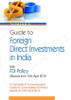 Buy Book Guide to Foreign Direct Investments in India with FDI Policy by 