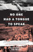 No One Had a Tongue to Speak: The Untold Story of One of Historys Deadliest Floods by Sandesara U