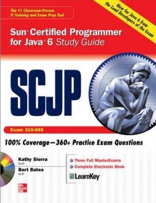 SCJP Sun Certified Programmer for Java 6 Study Exam 310-065 Guide (With CD-ROM) 1st Edition: Book Buy SCJP Sun Certified Programmer for Java 6 Study Exam 310-065 Guide (With CD-ROM) 1st Edition: Book