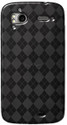 Amzer 91660 Luxe Argyle High Gloss TPU Soft Gel Skin Case for HTC Sensation / Sensation XE