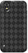 Amzer 93430 Luxe Argyle High Gloss TPU Soft Gel Skin Case for LG Optimus Black - Smoke Grey