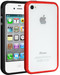 Amzer 88943 TPU Signal Booster Wrap Around Set of Two for iPhone 4 Case for iPhone 4