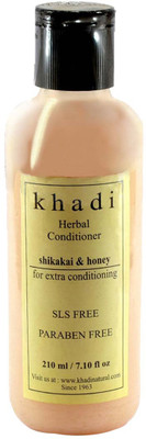 Khadi Shikakai Honey Conditioner - SLS And Parabens Free - 210 Ml