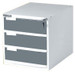 Anak 3 Compartments Plastic Modular Drawer System