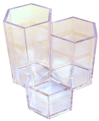 Buy Omega 3 Compartments Pen Stand: Desk Organizer