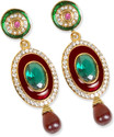 Mischika Party wear long earring - 125 Metal, Stone Dangle Earring