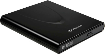 Transcend Slim Portable CD/DVD Writer (Black): External Dvd Writer Buy Transcend Slim Portable CD/DVD Writer (Black): External Dvd Writer