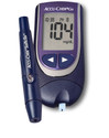 Accu-Chek Go Glucose Monitor Only with 50 Strips Glucometer - Black