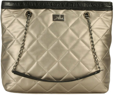 Buy Yelloe Glamorous Silver Tote  - For Women: Hand Messenger Bag