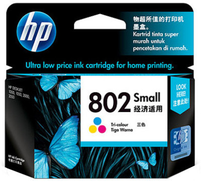 HP 802 Small Tricolor Ink Cartridge: Inks & Toners Buy HP 802 Small Tricolor Ink Cartridge: Inks & Toners