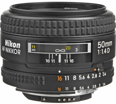 Buy Nikon AF Nikkor 50mm f/1.4D Lens: Lens