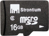 Strontium Memory Card 16 GB MicroSD (Class 6) with Adapter: Memory Card