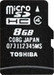 Toshiba Memory Card 8 GB MicroSDHC