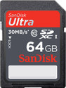 SanDisk Ultra SDXC 64 GB 30MB/S Class 10 Memory Card