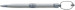 Pentel Sophia Silver Ball Pen