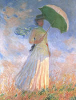 Woman with Parasol - 2 Canvas Art: Poster