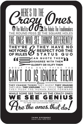 Buy Steve Jobs - Think Different Paper Print: Poster Buy Steve Jobs - Think Different Paper Print: Poster