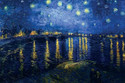 Starry Night Over the Rhone by Vincent van Gogh Fine Art Print - Small, Rolled