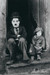 Charlie Chaplin and the Kid Paper Print