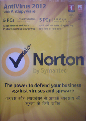 Buy Norton AntiVirus 2012 5 PC 1 Year: Security Software
