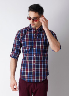 Compare Monteil & Munero Men Checkered Casual Shirt: Shirt at Compare Hatke