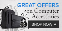 Buy Computer Accessories worth Rs 1000 get 5% off, worth Rs 3000 get 10% off